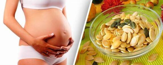 pumpkin seeds against worms are safe for pregnant women